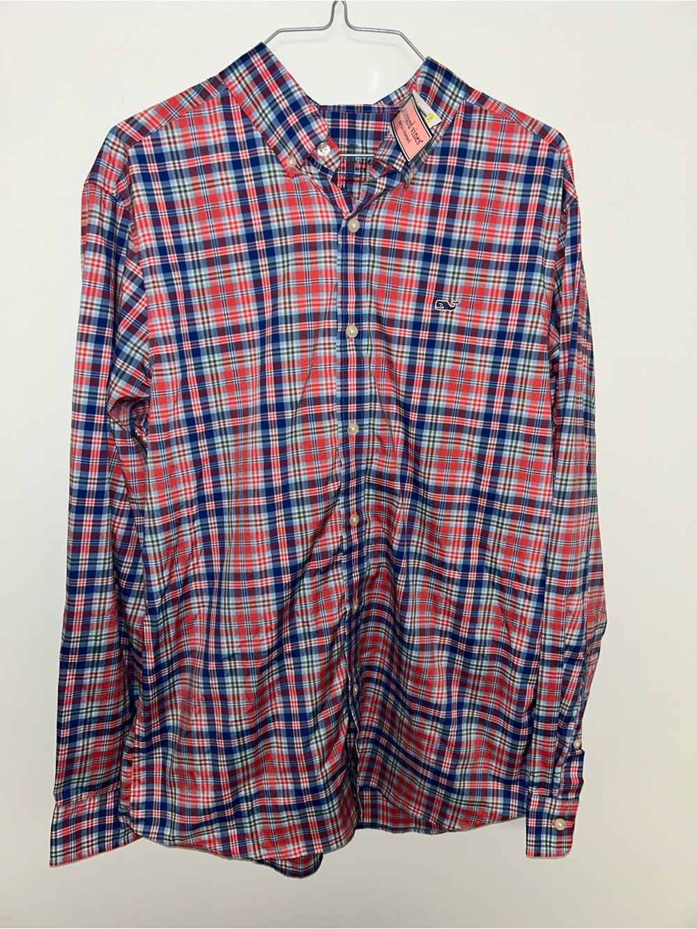 Vineyard Vines Performance line Plaid Button-Down Shirt Size M